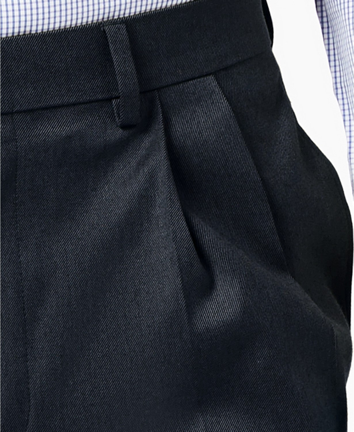 Lauren Ralph Lauren Men's Classic Fit Twill Pleated Dress Pants Blue 38 x 29