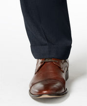 Lauren Ralph Lauren Men's Classic Fit Twill Pleated Dress Pants Blue 38 x 29