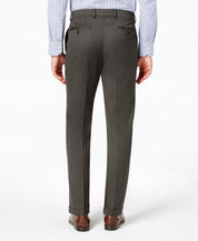 Lauren Ralph Lauren Classic Fit Micro Twill Pleated Dress Pants 36 x 32 Grey
