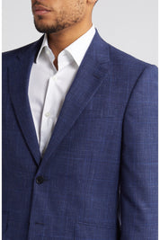 Ted Baker Mens Slim fit Mélange  Sport Coat Blazer 38 R Blue Solid