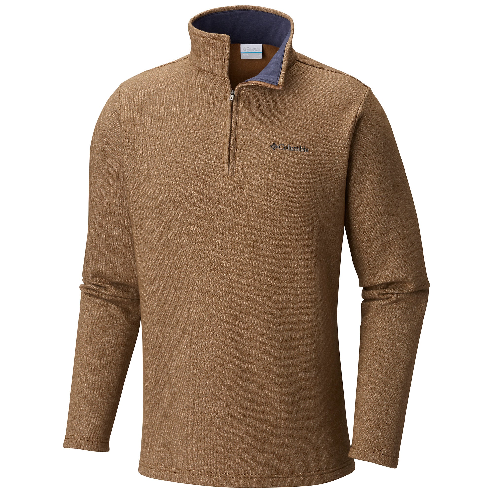 Columbia Men's Great Hart Mountain Iii 1/2 Zip Sweatshirt  Delta Hthr Beige Xxl