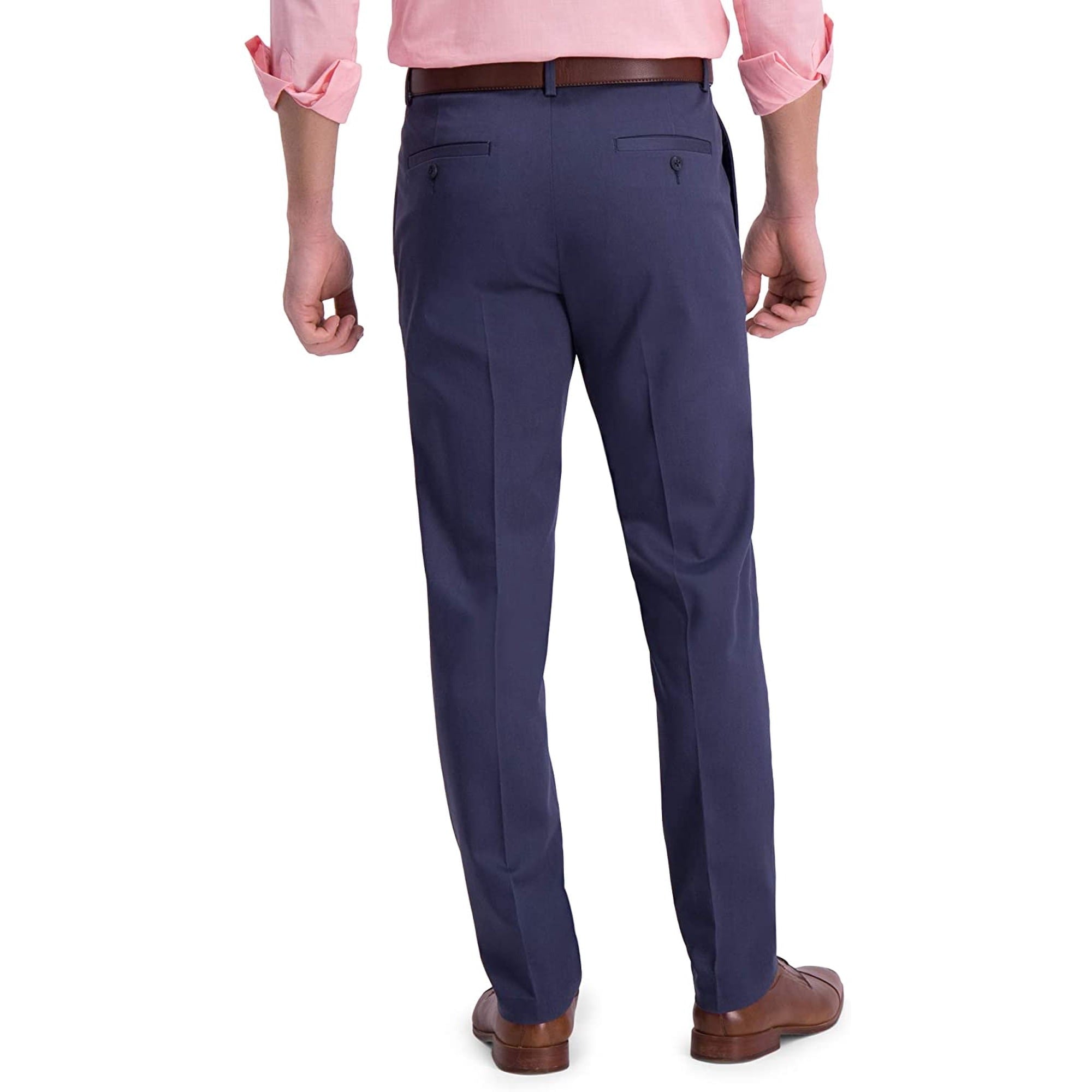 Kenneth Cole Mens Slim fit Dress Pants 30 / 30 Steel Blue Check