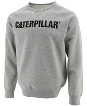 Caterpillar Men's Foundation Logo-Print Sweatshirt Medium Grey