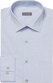 Van Heusen Mens Classic fit Dress Shirt 6XL 22 in 37-38 Blue