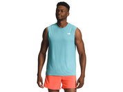 The North Face Mens Elevation Tank Top Shirt XXL 2XL Reef Waters Blue