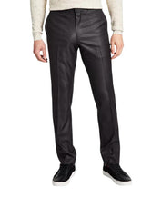 Kenneth Cole Mens Slim fit Dress Pants 38 / 30 Gun Metal Grey Solid