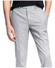 Bar Iii Mens Slim fit Wool Dress Pants 30 / 30 Light Grey Solid