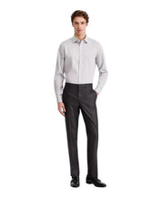 Kenneth Cole Mens Slim fit Dress Pants 34 / 30 Gun Metal Grey Solid