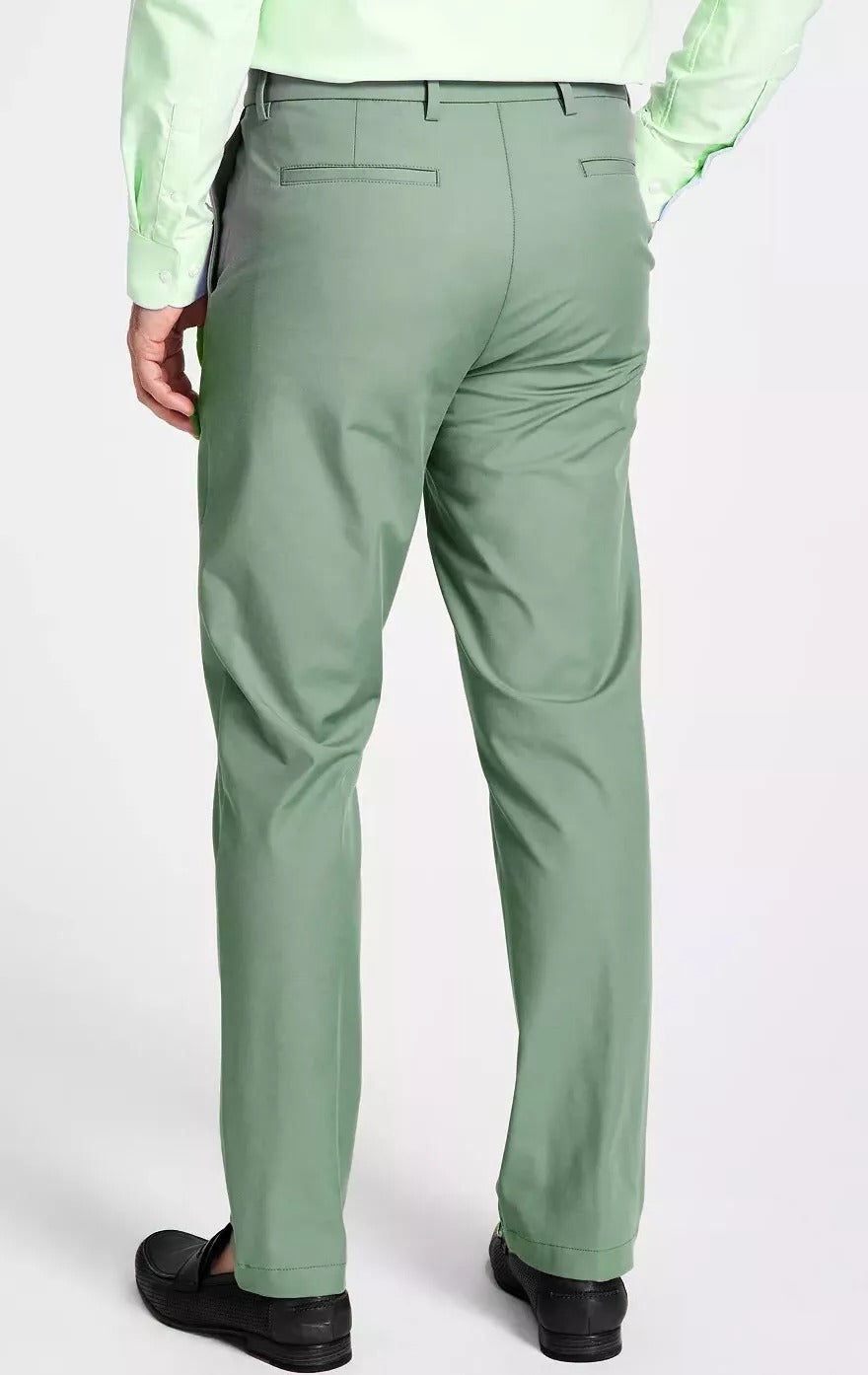 Lauren Ralph Lauren Men's Classic Fit Cotton Stretch Pants Moss Green 32 x 32