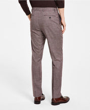 Tommy Hilfiger Men's Modern Fit Stretch Performance Pants Grey Red 38 x 32
