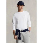 Polo Ralph Lauren Mens Classic Fit Logo Long Sleeve Jersey T Shirt White Small