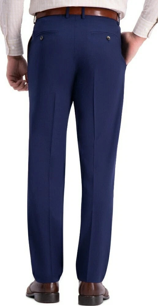 Alfani Mens Classic fit Dress Pants 38 / 32 Navy Blue Solid