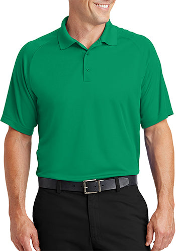 ID Ideology Men's Interlock Performance Polo Shirt Green Medium