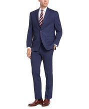 Izod Mens Classic fit Suit Jacket Blazer 36 S Navy Blue Solid