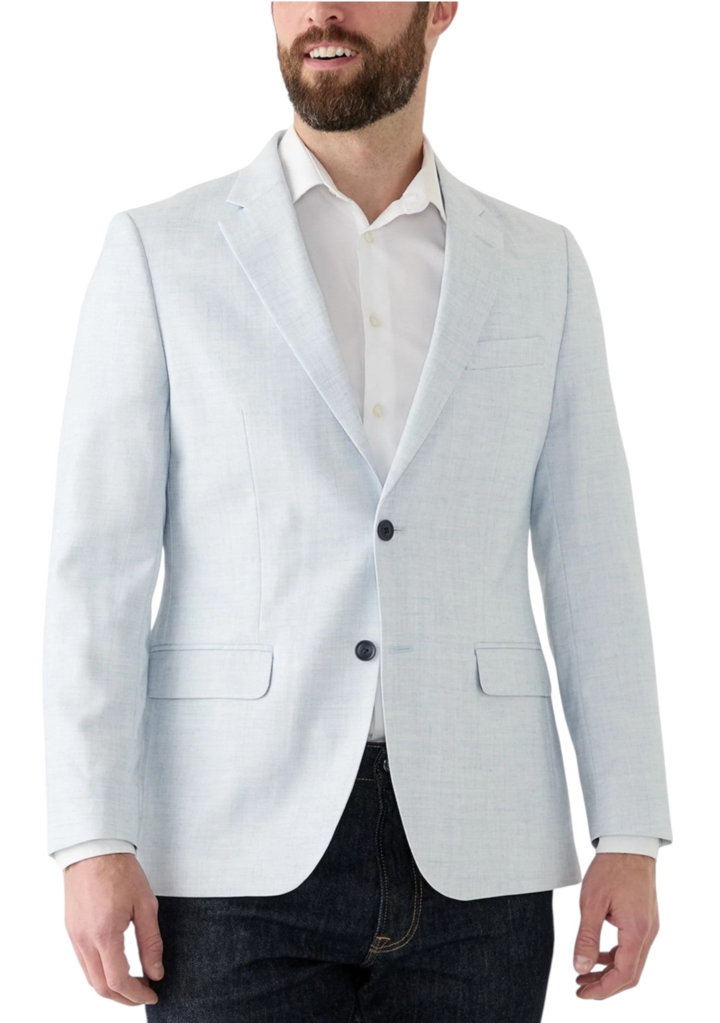 Nautica Mens Modern fit Sport Coat Blazer 36 S Blue Solid