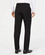 Lauren Ralph Lauren Mens UltraFlex Flat Front Suit Dress Pants Black 44 x 32