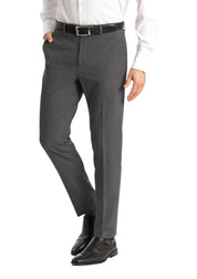 Calvin Klein Mens Skinny fit Dress Pants 36 / 34 Charcoal Grey Solid Stretch