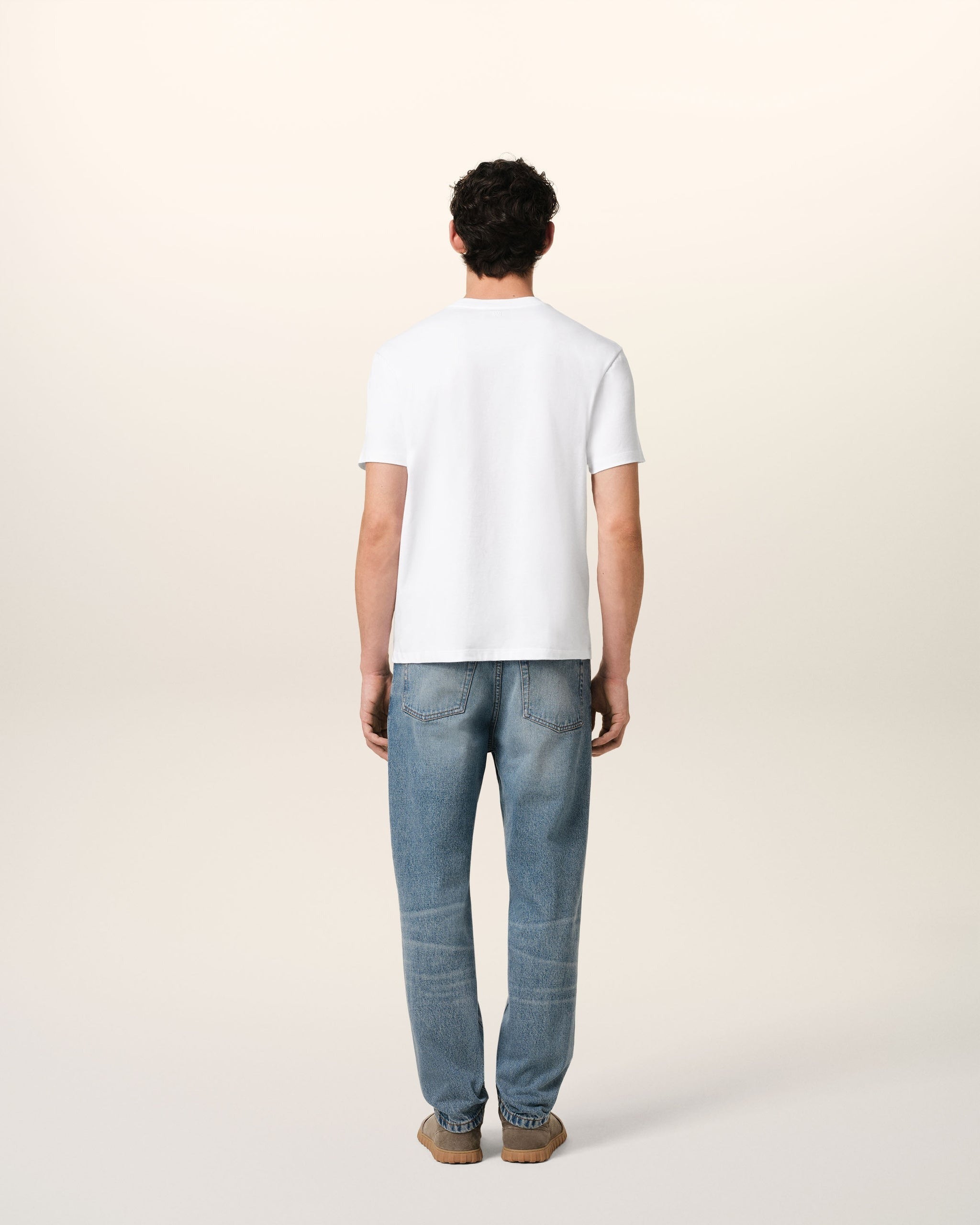 Ami de Coeur Mens T-shirt Size Medium White organic cotton jersey.