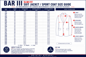 Bar Iii Mens Slim fit Suit Jacket Blazer 40 S Brown Solid Stretch Wool