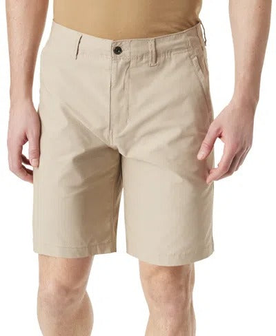 Bass Outdoor Mens Regular fit Athletic Tech Shorts 40 Beige Solid