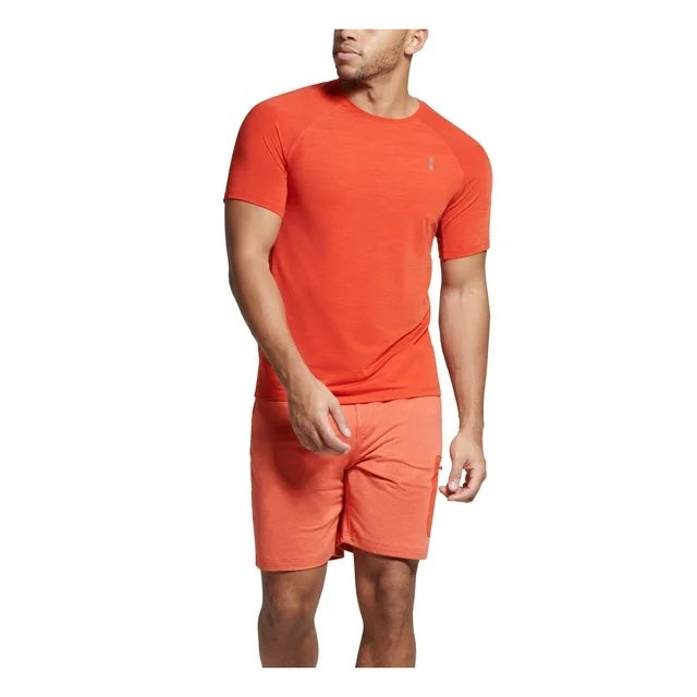 Bass Outdoor Men's Path Performance Logo Fitness T Shirt Red Large