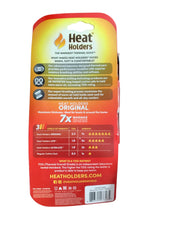 Heat Holders Womens Crew Socks 5-9 Black Thermal