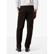 Dockers Mens Big Tall Easy Stretch Pleated Khaki Pants Black 44 x 32