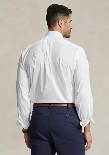 Polo Ralph Lauren Men's Big & Tall Performance Stretch Twill Shirt 3XB White