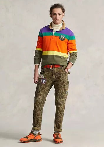 Polo Ralph Lauren Mens Slim Fit Patched Cargo Camo Pants Green 36 x 30