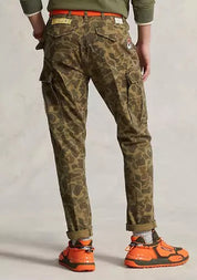 Polo Ralph Lauren Slim Fit Camo Canvas Cargo Pants 33 x 30 Green