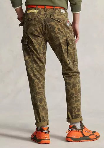 Polo Ralph Lauren Mens Slim Fit Patched Cargo Camo Pants Green 36 x 30