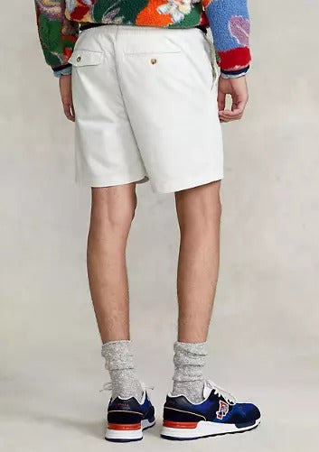 Polo Ralph Lauren 6 Inch Polo Prepster Stretch Twill Shorts Large Deckwash White