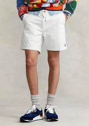 Polo Ralph Lauren 6 Inch Polo Prepster Stretch Twill Shorts Large Deckwash White