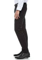 Hugo Boss Mens Slim fit Dress Pants 34 / 32 Black Solid Stretch