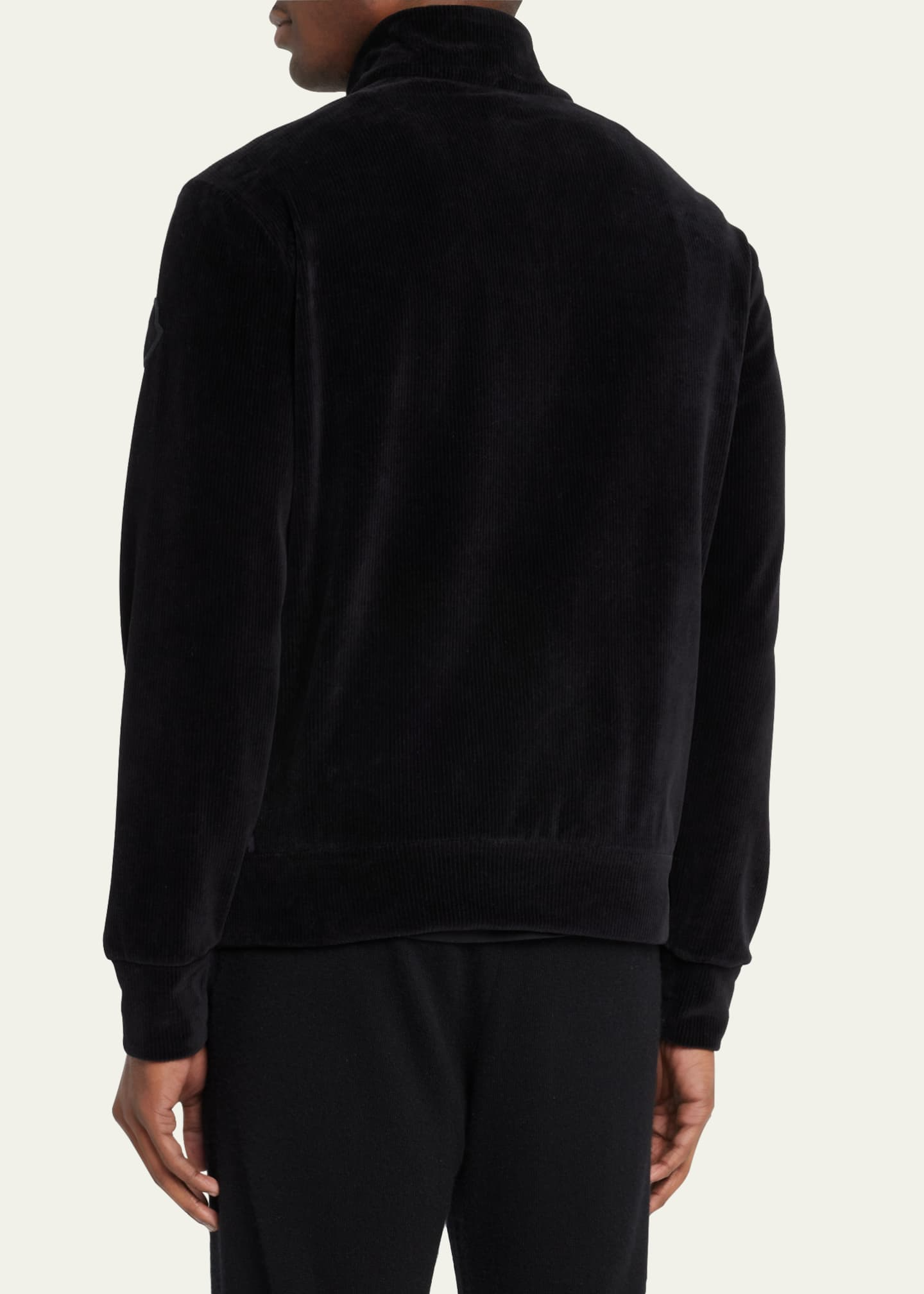 Moncler Men's Padded Zip Up Cardigan Jacket Coat Large Black