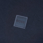BOSS by Hugo Boss Men's Logo Crew-Neck Sweater Large Navy Blue