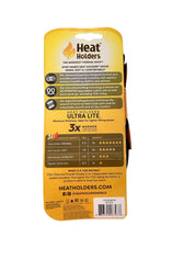 Heat Holders Women Crew Socks 5-9 Black Thermal