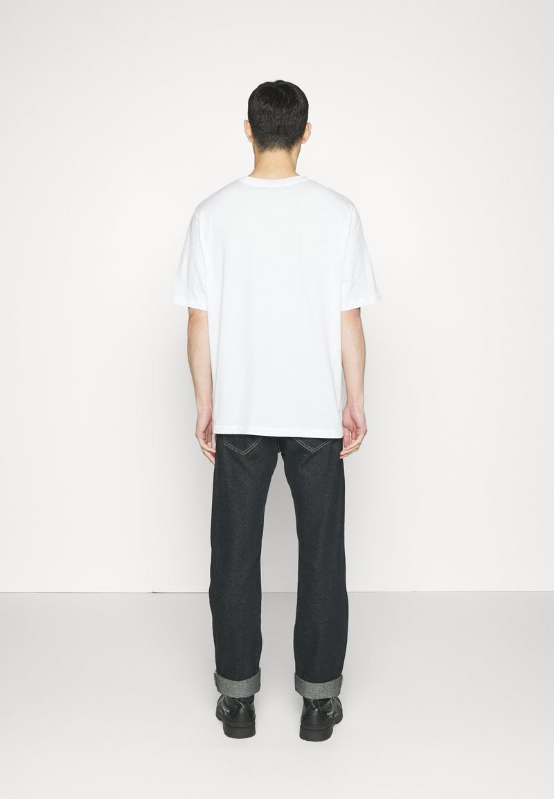 Michael Kors Mens Checker T shirt Small Opal Grey