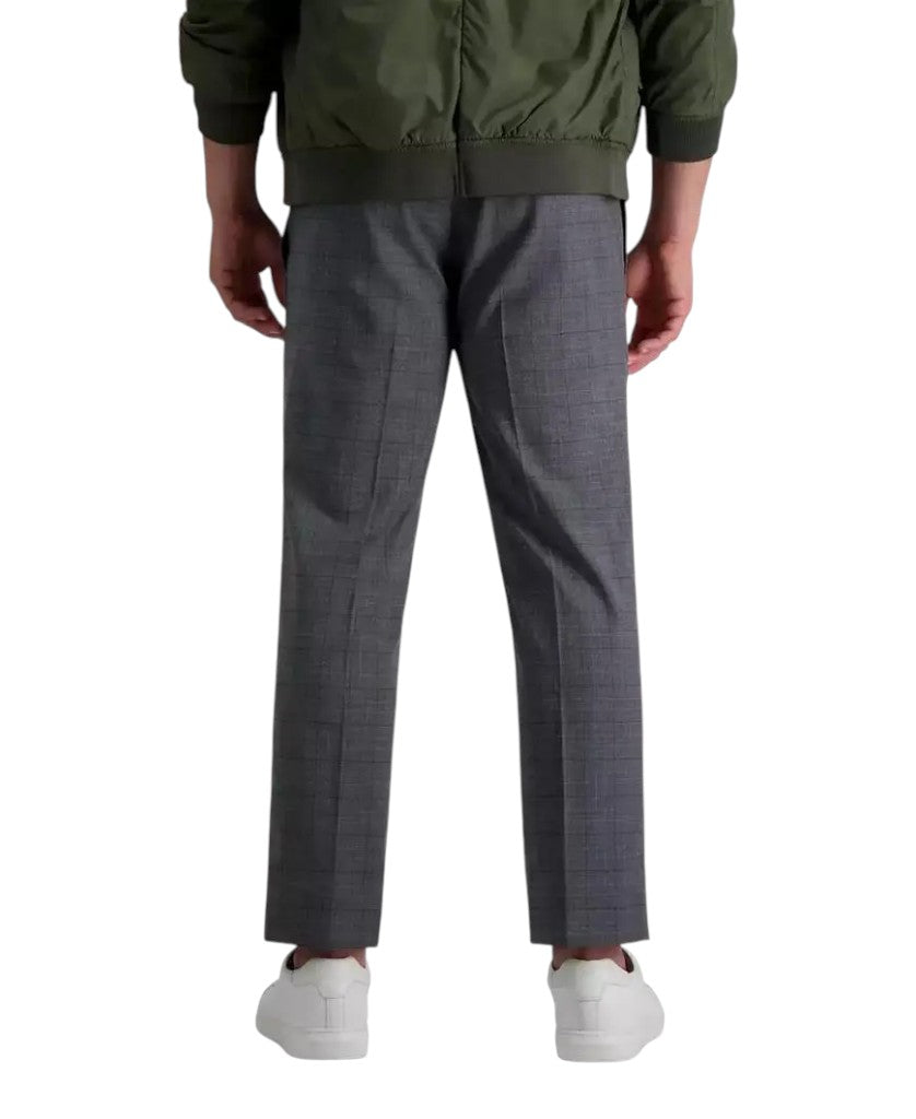 Kenneth Cole Mens Slim fit Dress Pants 34 / 32 Gray Plaid