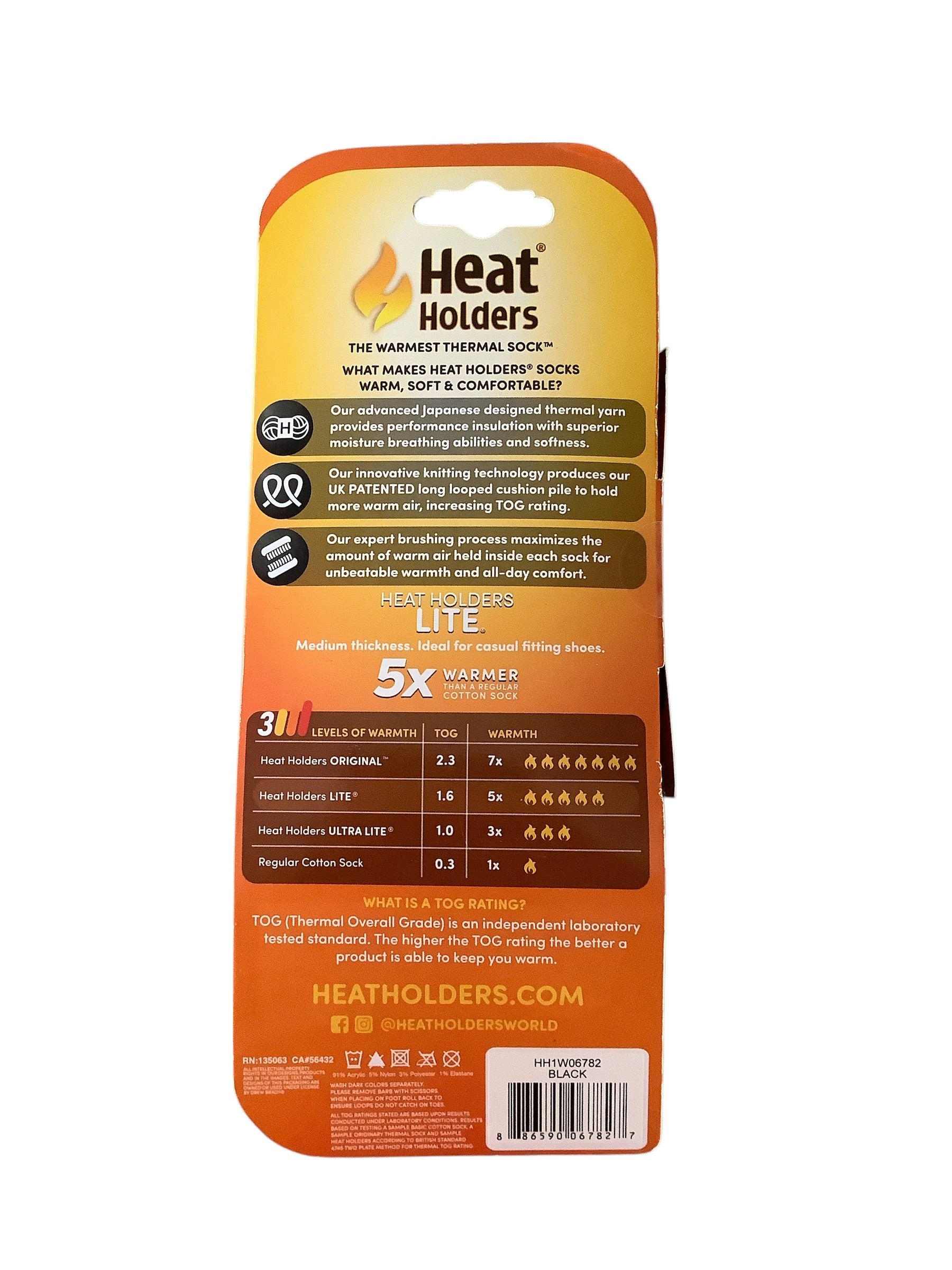 Heat Holders Womens Crew Socks 5-9 Grey Thermal