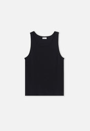 John Elliott Mens Regular fit Sleeveless Tank Top Shirt Medium Black Solid
