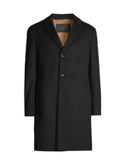 Cardinal of Canada St. Pierre PURE Cashmere Topcoat Overcoat 42 R Black