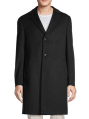 Cardinal of Canada St. Pierre PURE Cashmere Topcoat Overcoat 42 R Black