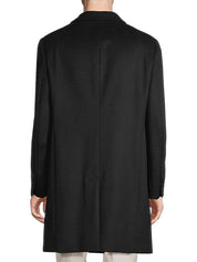 Cardinal of Canada St. Pierre PURE Cashmere Topcoat Overcoat 42 R Black