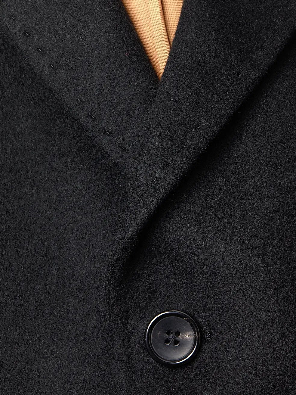 Cardinal of Canada St. Pierre PURE Cashmere Topcoat Overcoat 42 R Black