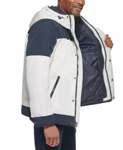 Club Room Mens Puffer Jacket Coat 2XL Grey