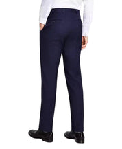 Michael Kors Mens Classic fit Dress Pants 44 / 30 Navy Blue Plaid Wool