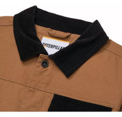 Caterpillar Mens Urban Passage Canvas Jacket Coat XXL 2XL Bronze Brown