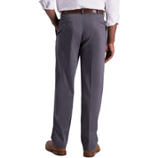 Haggar Mens Classic fit Dress Pants 38 / 34 Charcoal Grey Solid