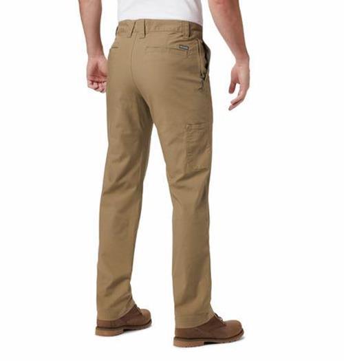 Columbia Mens Flex Roc Pants Flax Brown 34 x 32
